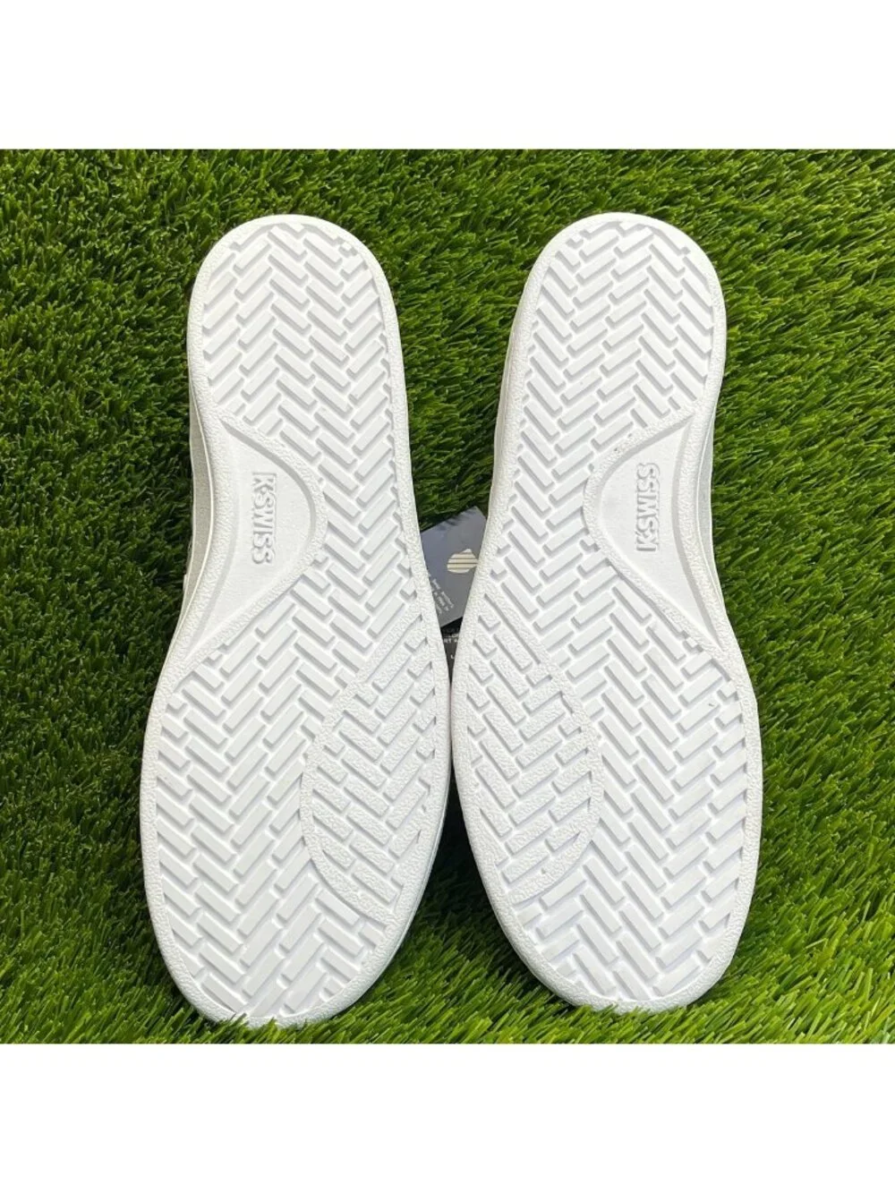 K-Swiss Court Pro II Leopard Womens Size 9 White Black Athletic Shoes Sneakers
